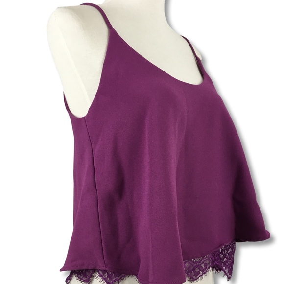 Harlowe & Graham Double Layer Lace Cami - Picture 6 of 8